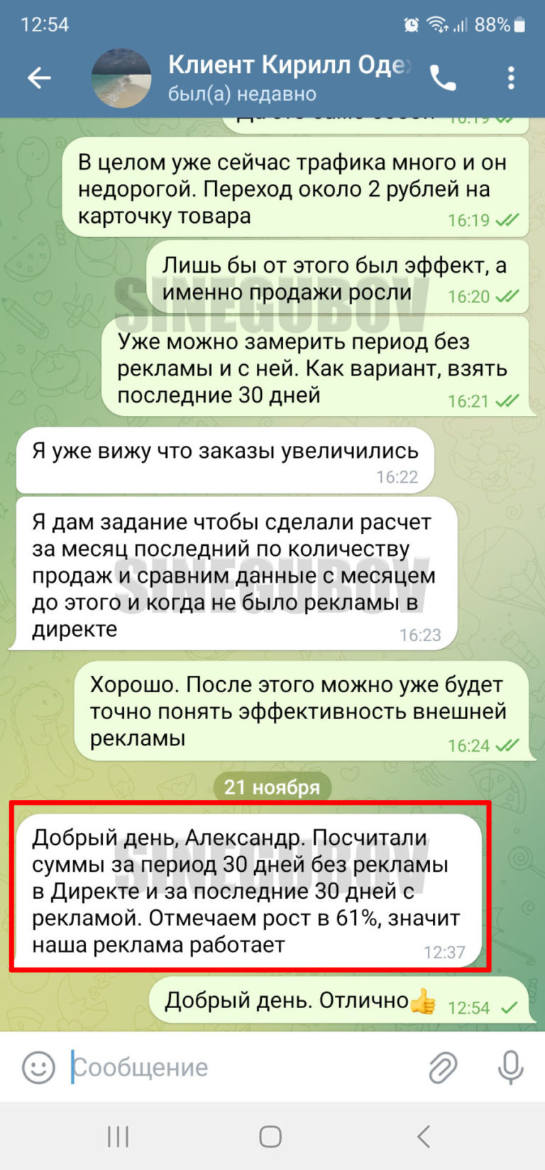 Эффективность Яндекс.Директ для маркетплейса